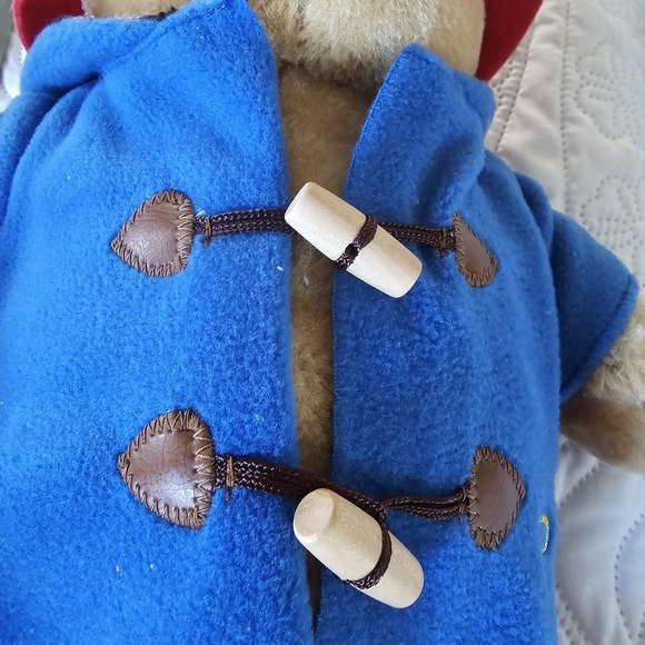 Rainbow Designs Plush Paddington Bear Toy Blue Red Suitcase And Rubber Boots 14" - Picture 3 of 12